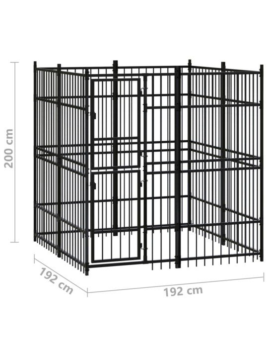 Lauko voljeras šunims, plienas, 3,69m²
