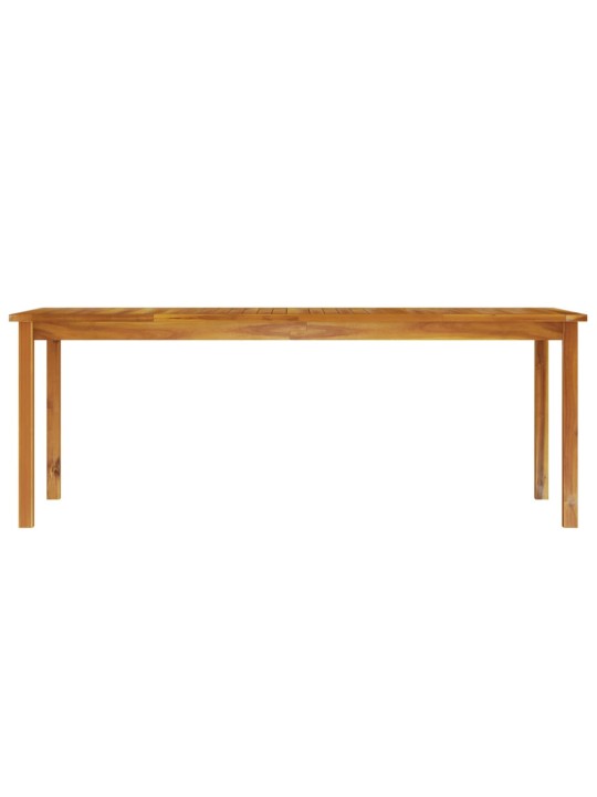 Sodo stalas, 200x100x74cm, akacijos medienos masyvas