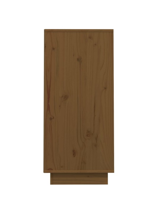 Konsolinė spintelė, medaus ruda, 60x34x75cm, pušies masyvas