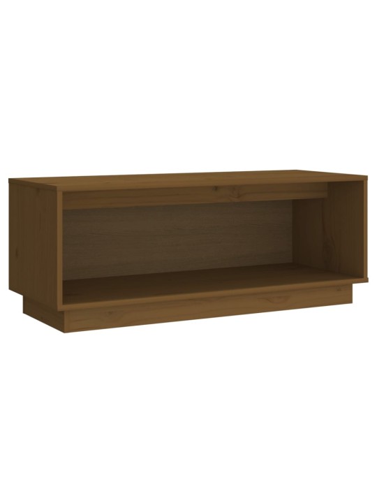 Televizoriaus spintelė, medaus ruda, 90x35x35cm, pušies masyvas
