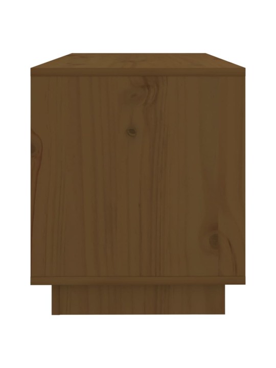 Televizoriaus spintelė, medaus ruda, 74x34x40cm, pušis