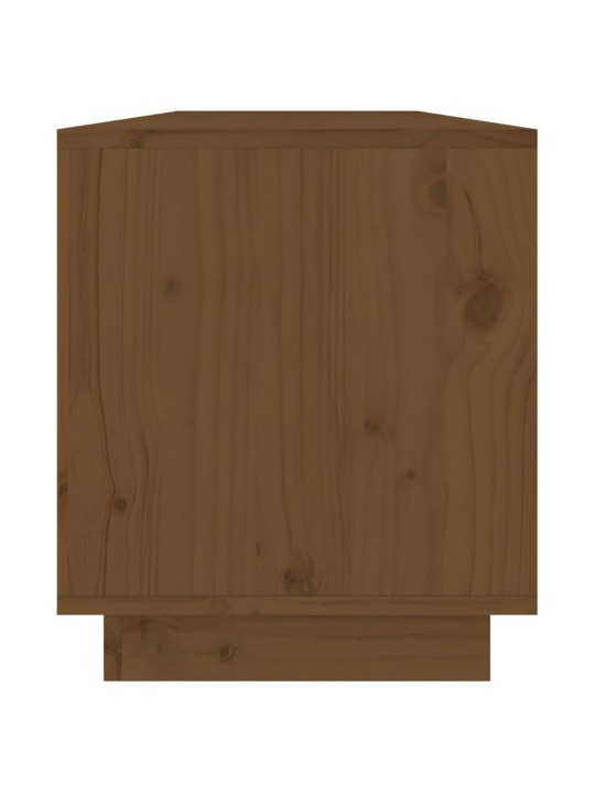 Televizoriaus spintelė, medaus ruda, 110,5x34x40cm, pušis