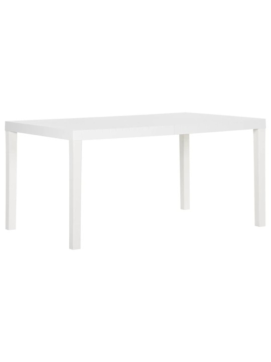 Sodo stalas, baltos spalvos, 150x90x72cm, PP