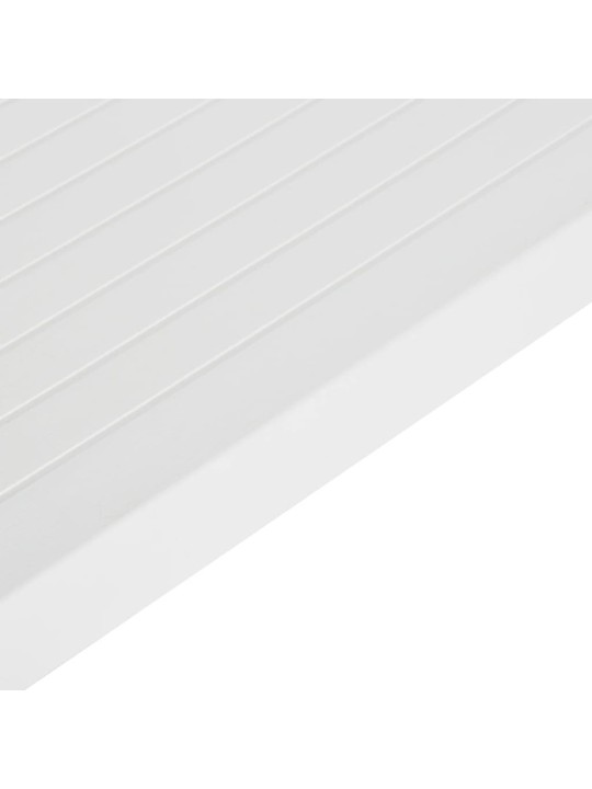 Sodo stalas, baltos spalvos, 150x90x72cm, PP