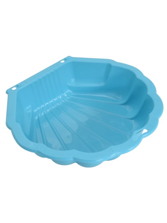 317737 Smėlio dėžės, 2vnt., mėlynos, 77x87x21cm plastikas