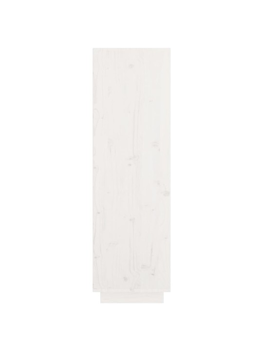 Komoda, baltos spalvos, 74x35x117cm, pušies medienos masyvas