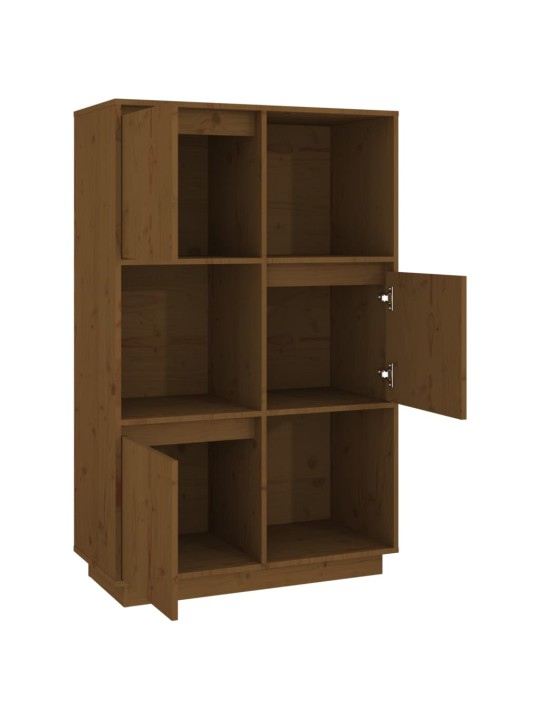 Komoda, medaus ruda, 74x35x117cm, pušies medienos masyvas