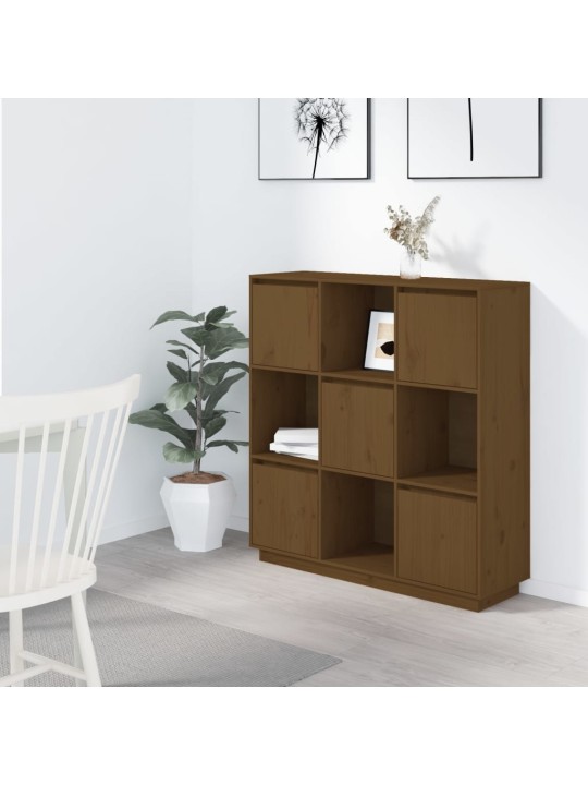 Komoda, medaus ruda, 110,5x35x117cm, pušies medienos masyvas