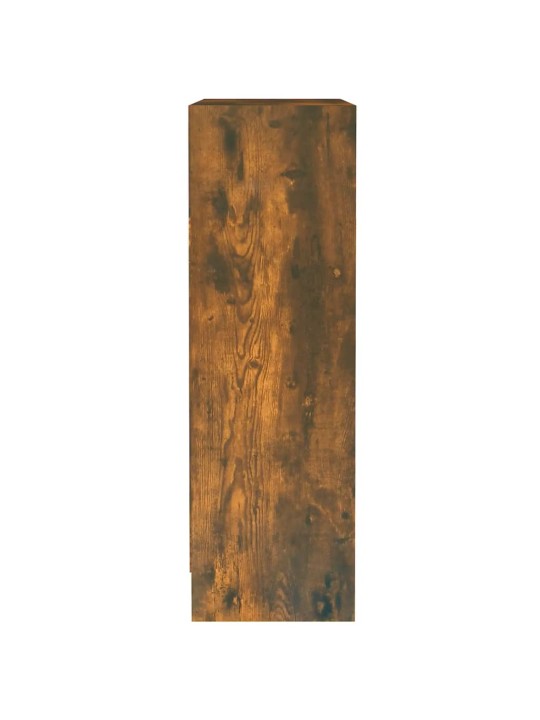 Lentyna knygoms, dūminio ąžuolo spalvos, 60x24x74,5cm, mediena
