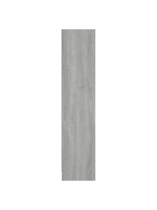 Spintelė knygoms, pilka ąžuolo, 60x24x109cm, apdirbta mediena