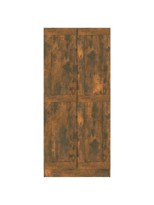 Spintelė knygoms, dūminio ąžuolo, 82,5x30,5x185,5cm, mediena