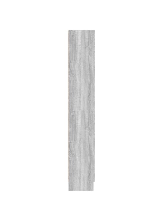 Spintelė knygoms, pilka ąžuolo, 82,5x30,5x185,5cm, mediena
