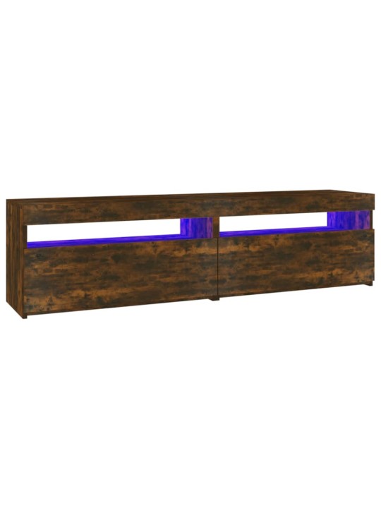 Televizoriaus spintelės su LED, 2vnt., ąžuolo, 75x35x40cm