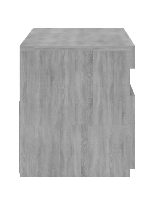 Televizoriaus spintelė su LED apšvietimu, pilka, 75x35x40cm