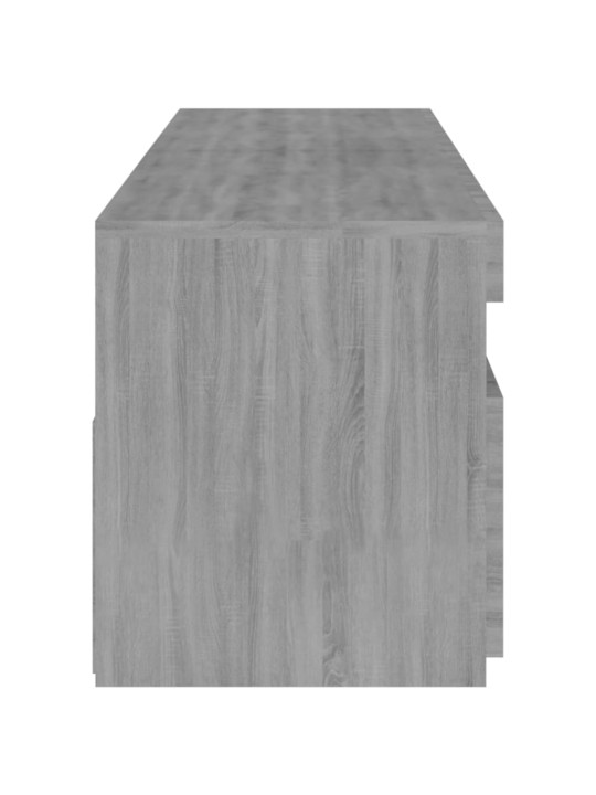 Televizoriaus spintelės su LED, 2vnt., pilkos, 75x35x40cm