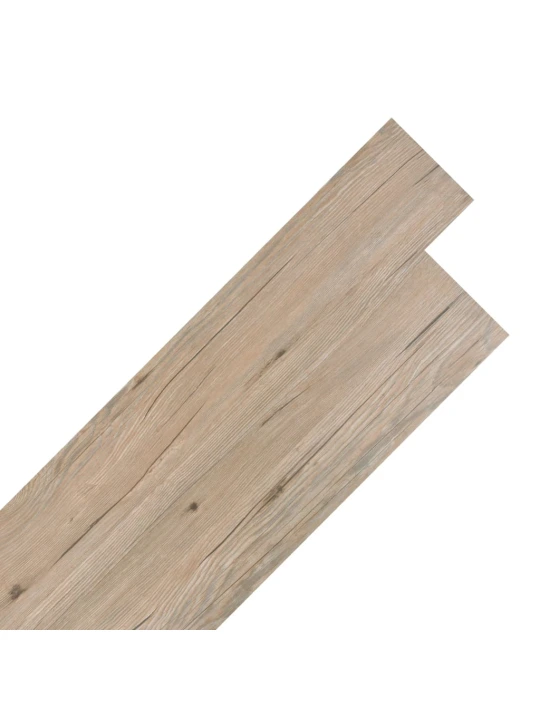 Grindų plokštės, ąžuolo rudos spalvos, PVC, 2,51m², 2mm