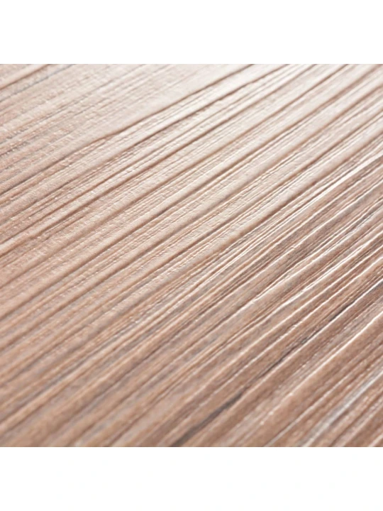 Grindų plokštės, ąžuolo rudos spalvos, PVC, 2,51m², 2mm