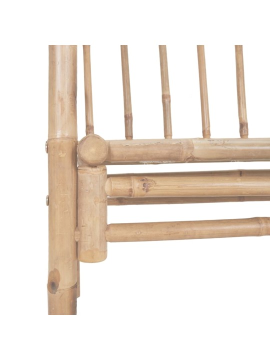 Sodo suoliukas su pergole, 116cm, bambukas