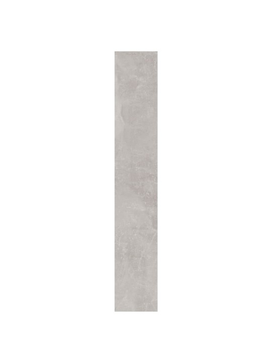 Batų spintelė su veidrodžiu, 3 aukštų, pilka, 63x17x102,5cm
