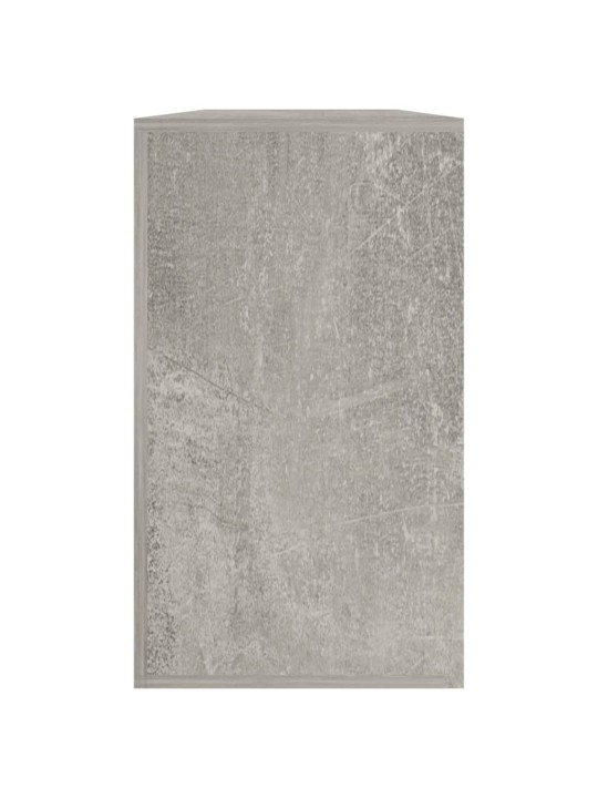 Batų suoliukas, betono pilkas, 80x24x45cm, apdirbta mediena