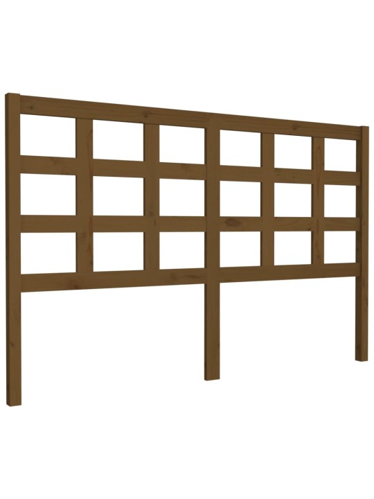Lovos galvūgalis, medaus rudas, 156x4x100cm, pušies masyvas