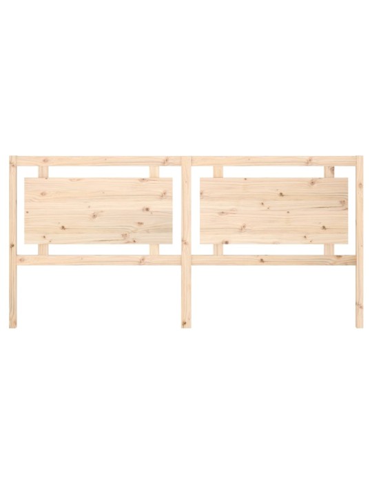 Lovos galvūgalis, 205,5x4x100cm, pušies medienos masyvas