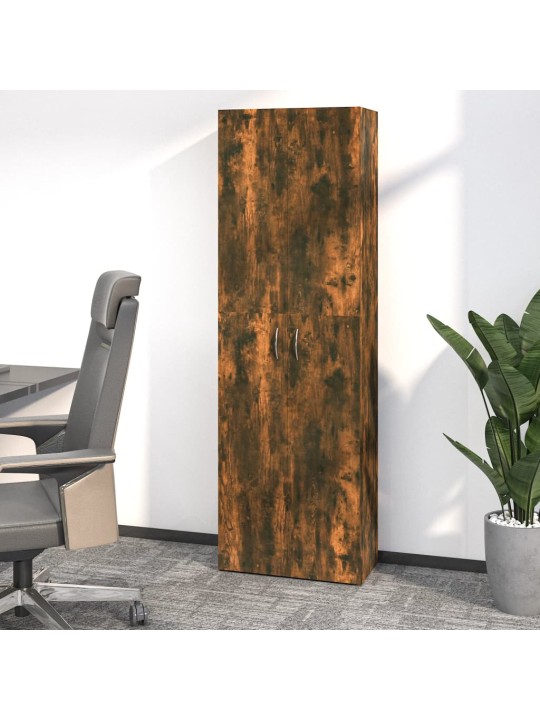 Biuro spintelė, dūminio ąžuolo, 60x32x190cm, mediena