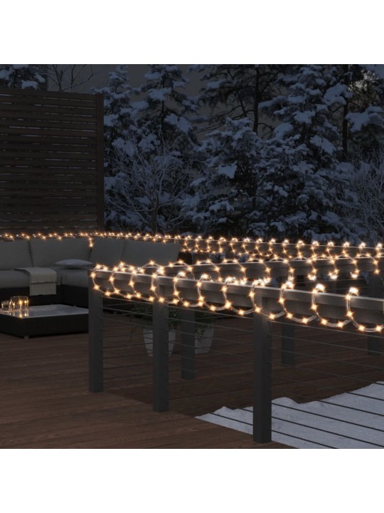 LED juosta su 120 šiltos baltos spalvos LED, 5m, PVC