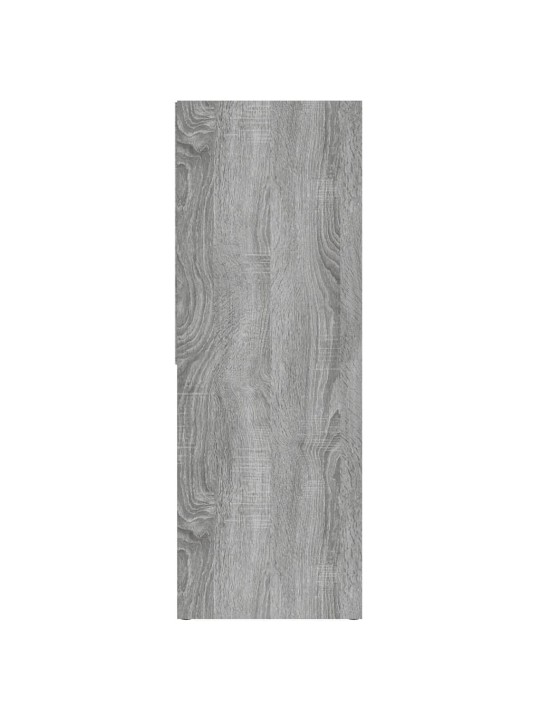 Spintelė knygoms, pilka ąžuolo, 67x24x161cm, apdirbta mediena