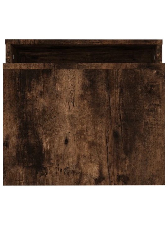 Kavos staliukų rinkinys, dūminio ąžuolo, 100x48x40cm, mediena