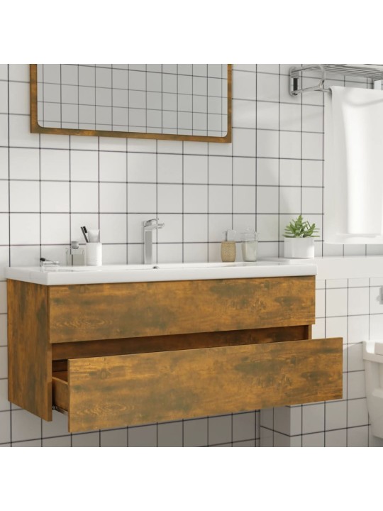 Spintelė praustuvui, dūminio ąžuolo, 100x38,5x45cm, mediena