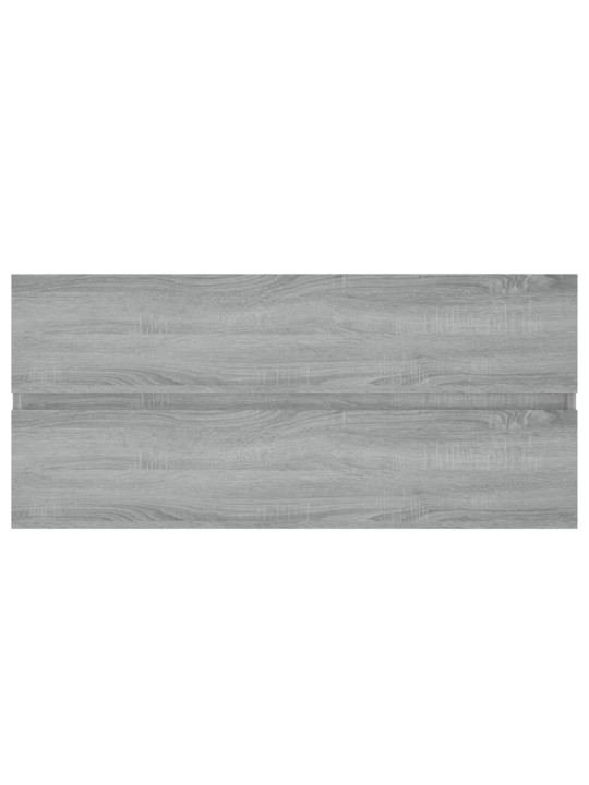 Spintelė praustuvui, pilka ąžuolo, 100x38,5x45cm, mediena