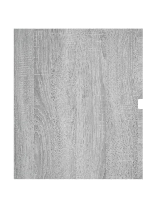 Spintelė praustuvui, pilka ąžuolo, 100x38,5x45cm, mediena