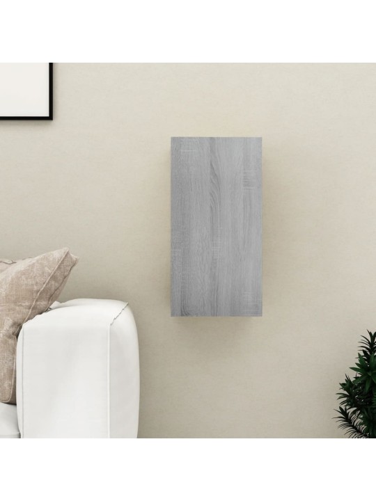 Televizoriaus spintelė, pilka ąžuolo, 30,5x30x60cm, mediena