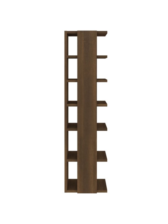 Lentynos batams, 2vnt., rudos ąžuolo, 27,5x27x102 cm, mediena