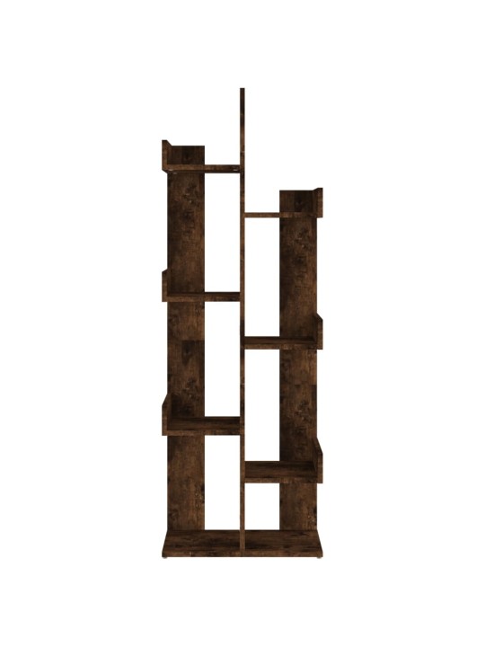Spintelė knygoms, dūminio ąžuolo, 48x25,5x140cm, mediena