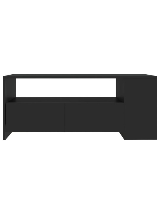 Kavos staliukas, juodas, 102x55x42cm, apdirbta mediena