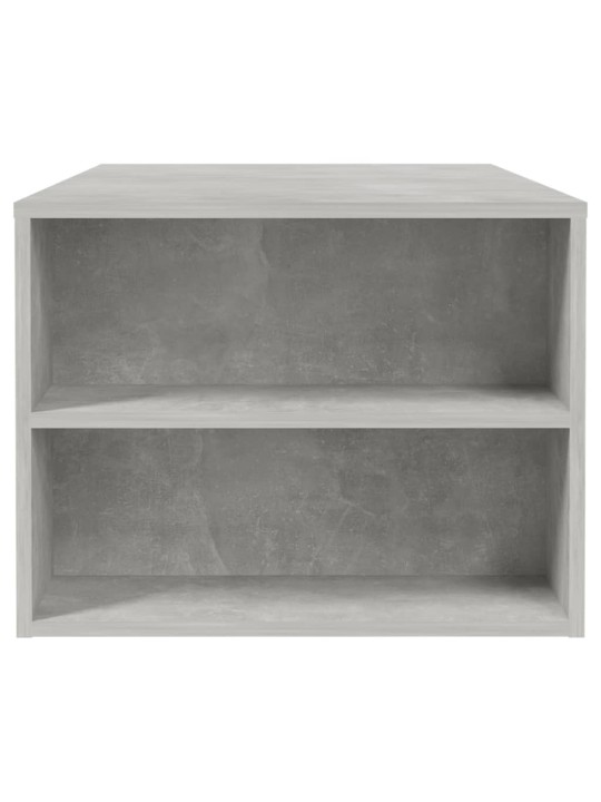 Kavos staliukas, betono pilkas, 102x55x42cm, apdirbta mediena