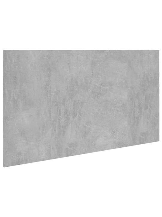 Lovos galvūgalis, betono pilkas, 160x1,5x80cm, apdirbta mediena