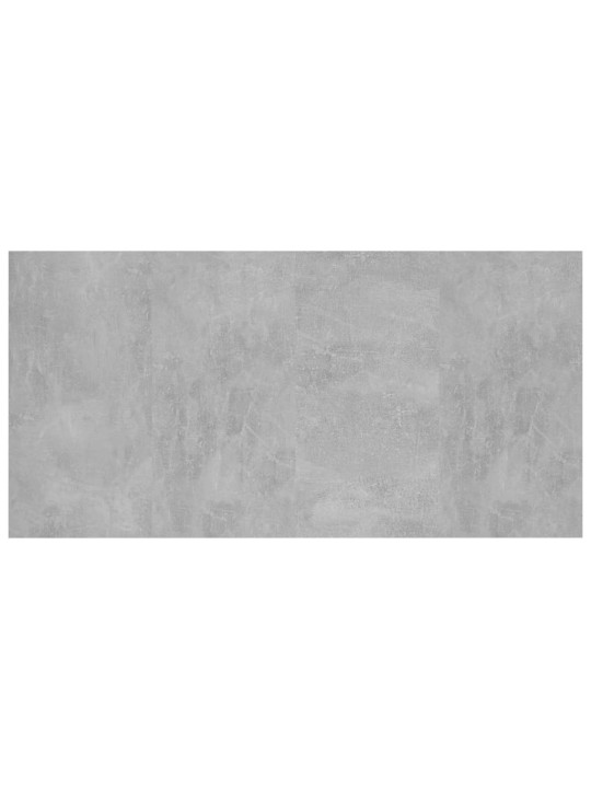 Lovos galvūgalis, betono pilkas, 160x1,5x80cm, apdirbta mediena