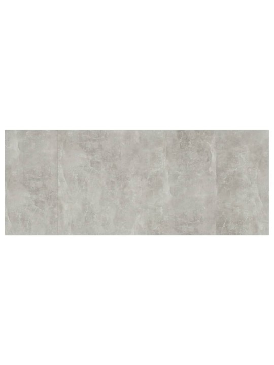 Lovos galvūgalis, betono pilkas, 200x1,5x80cm, apdirbta mediena