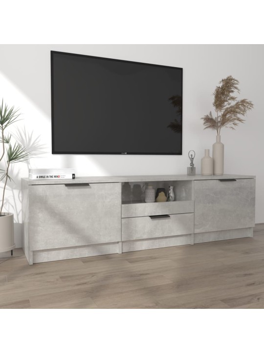 Televizoriaus spintelė, pilka, 140x35x40cm, apdirbta mediena