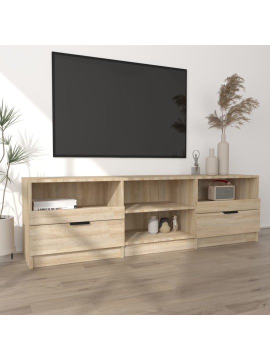 Televizoriaus spintelė, ąžuolo, 150x33,5x45cm, apdirbta mediena