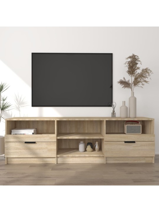 Televizoriaus spintelė, ąžuolo, 150x33,5x45cm, apdirbta mediena