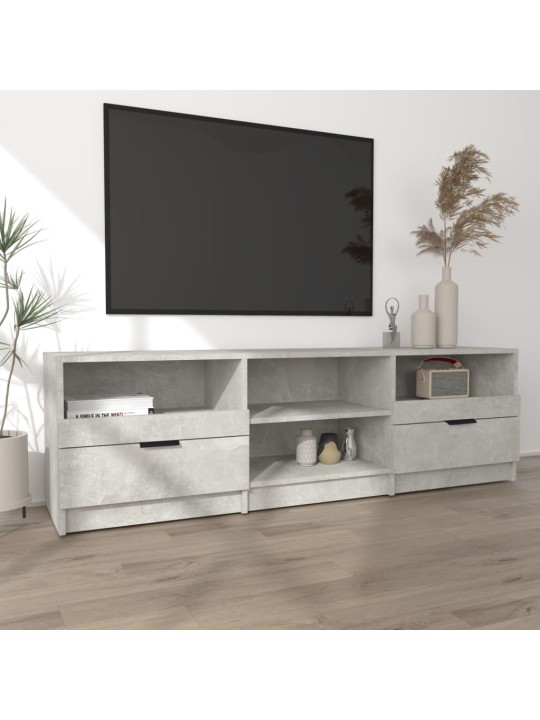 Televizoriaus spintelė, pilka, 150x33,5x45cm, apdirbta mediena
