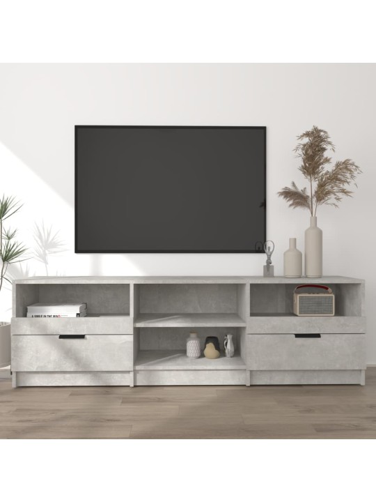 Televizoriaus spintelė, pilka, 150x33,5x45cm, apdirbta mediena