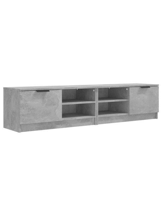Televizoriaus spintelės, 2vnt., pilkos, 80x35x36,5cm, mediena