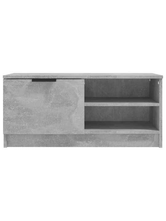 Televizoriaus spintelės, 2vnt., pilkos, 80x35x36,5cm, mediena