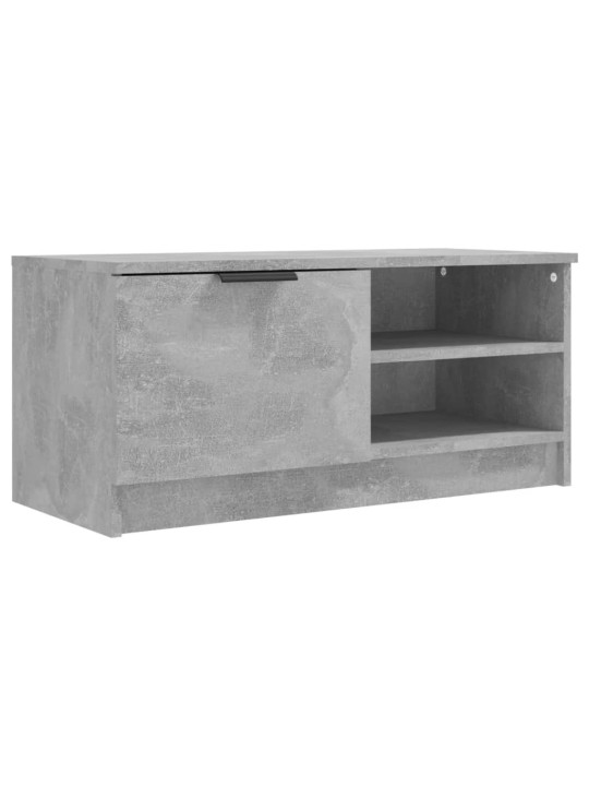 Televizoriaus spintelės, 2vnt., pilkos, 80x35x36,5cm, mediena