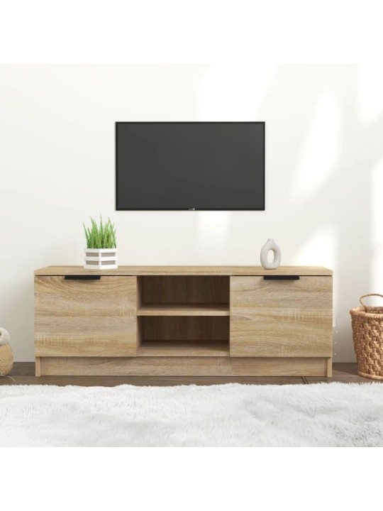 Televizoriaus spintelė, ąžuolo, 102x35x36,5cm, apdirbta mediena